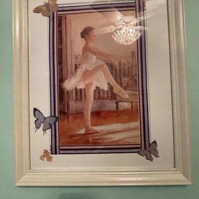 Lot 43   Three Framed Ballerina Pictures