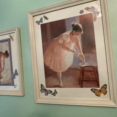 Lot 43   Three Framed Ballerina Pictures