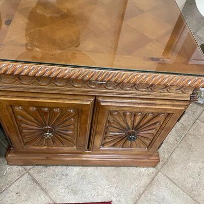 Lot 49  Coffee Table and Two End Tables
