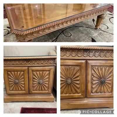Lot 49  Coffee Table and Two End Tables