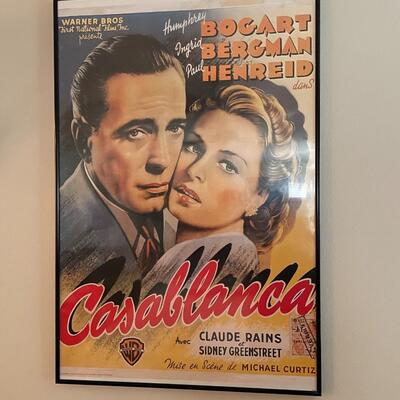 Lot 52  Two Framed Posters