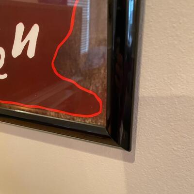 Lot 54  James Dean Framed Poster