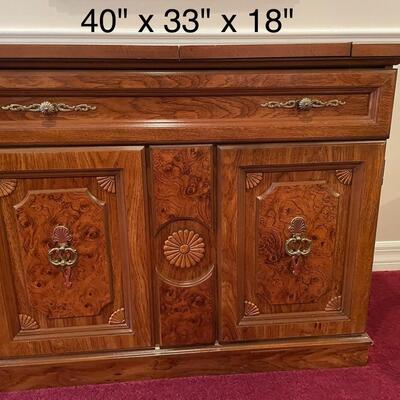 Lot 58  Broyhill Serving Cart