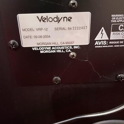 Lot 63  Subwoofer 63 by Velodyne