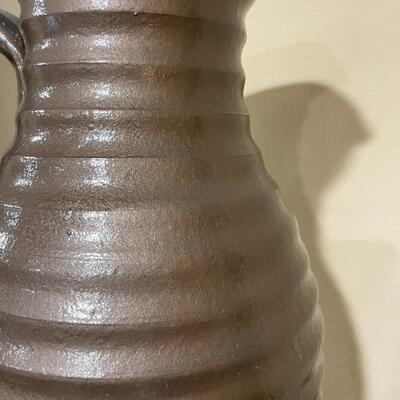 Lot 69  Large Clay Pitcher