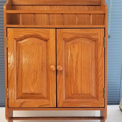 Lot #17  Contemporary Wall Cabinet - Bath or Kitchen