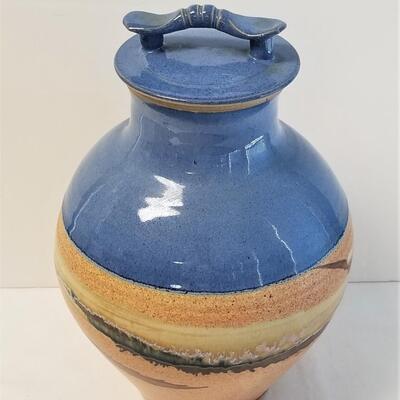 Lot #23  Studio Pottery Jar with Lid - Southwest 