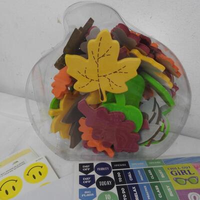 Crafts & Decorations: Specialty Ribbons, Teddy Bear, Stickers, Pens and Crayons