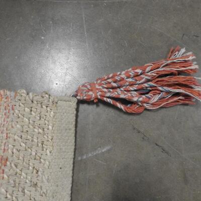 Rectangular Rug, 37" x 62", Tassels on the Corners