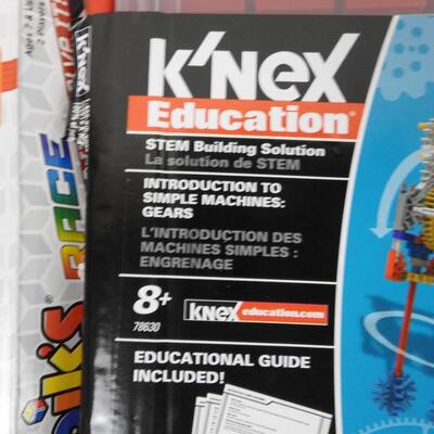 4 pc Games, Rubik's Race, NFL Game Day, K'nex Education