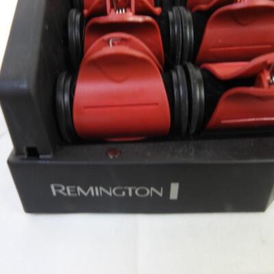 Remington 20 Electric Hair Curlers with Box & Red Clips, Works
