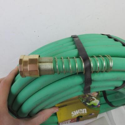Soft & Supple Supreme Swan Brand Kink Free w/ Duraflow, 100 Foot 5/8 Graden Hose