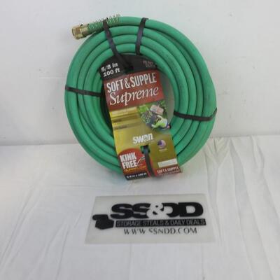 Soft & Supple Supreme Swan Brand Kink Free w/ Duraflow, 100 Foot 5/8 Graden Hose