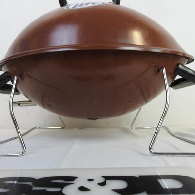 Miller Lite Charcoal Football Grill, Top Handle Needs Replacing