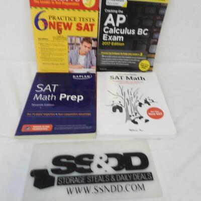 4 Non-Fiction Test Preparation Books for SAT & AP Calculus