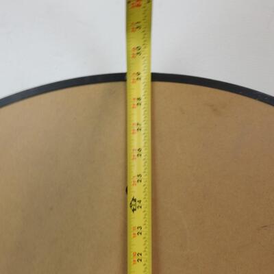 Large Wall Clock by Sterling & Noble. Glass cracked. Works