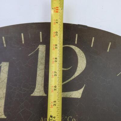 Large Clock by Adams & Co: Family We Believe in Each Other. 31" Does not work
