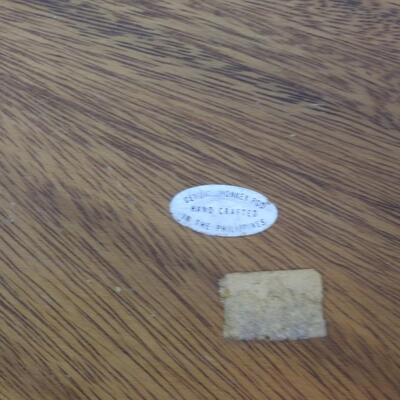 Philippines Monkey Pod Wooden Bowl with 3 Sections, MCM Vintage
