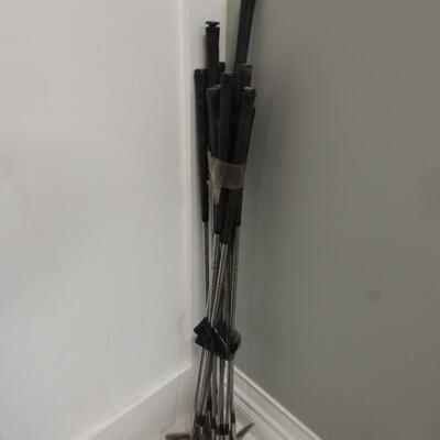 11 Various Golf Clubs. Most Have Rust Spots as shown