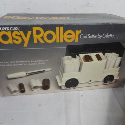 5 pc Personal Care: 3 Umbrellas, Hair Rollers, Black & Decker Dust Buster