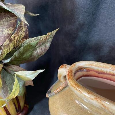 Lot 90  Pair of Ceramic Vases