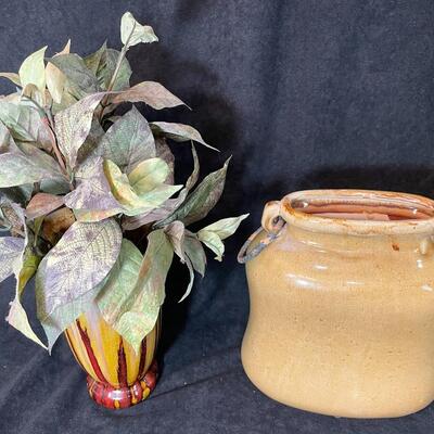 Lot 90  Pair of Ceramic Vases