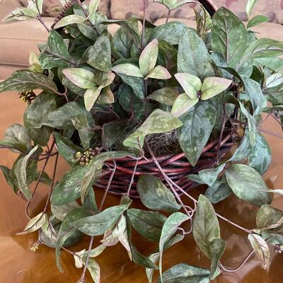 Lot 119  Ceramic Pumpkin & Silk Arrangements