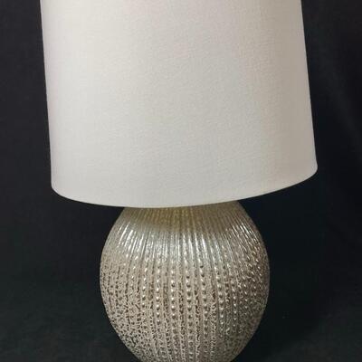 Lot 120  White Pearl Lamp
