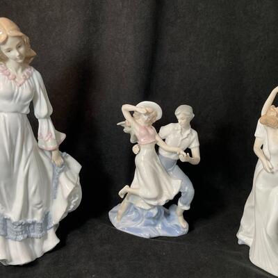 Lot 130  Three Porcelain Figurines