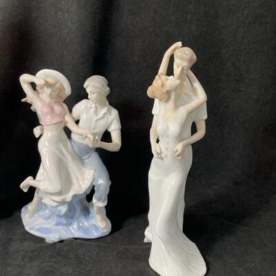 Lot 130  Three Porcelain Figurines