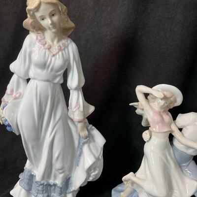 Lot 130  Three Porcelain Figurines