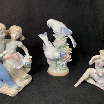 Lot 132  Three Porcelain Figurines