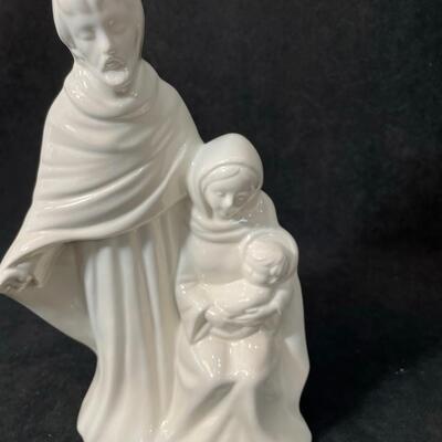 Lot 134  Porcelain Holy Family Figurine
