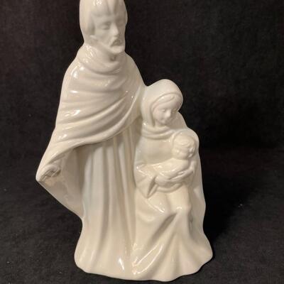 Lot 134  Porcelain Holy Family Figurine