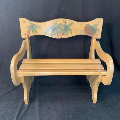 Lot 144  Palm Tree Bench Child-Sized