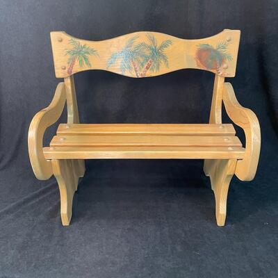 Lot 144  Palm Tree Bench Child-Sized