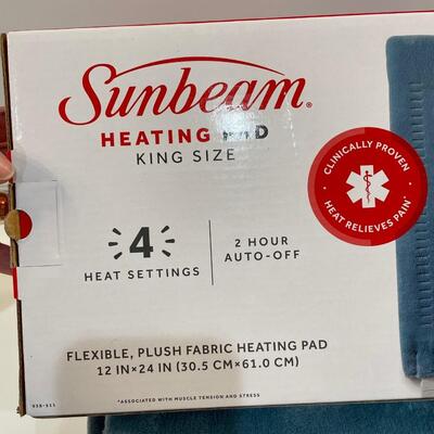Lot 158.5. Heating Pad and "Calm" Drink Mix