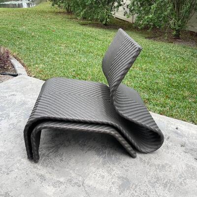 Outdoor Chair and Ottoman