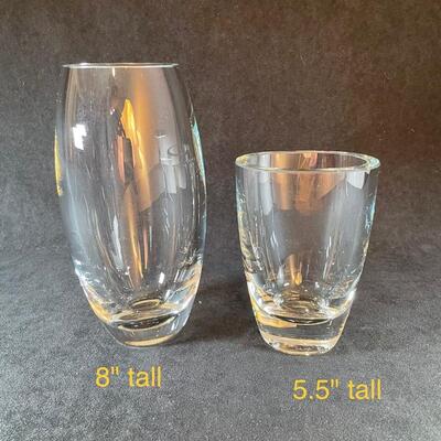 Lot 65. Pair of Crystal Vases