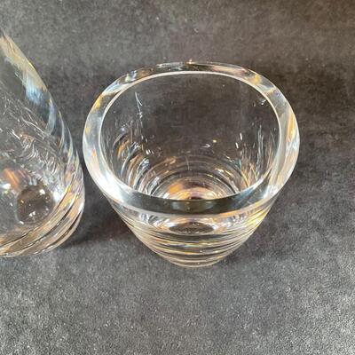 Lot 65. Pair of Crystal Vases