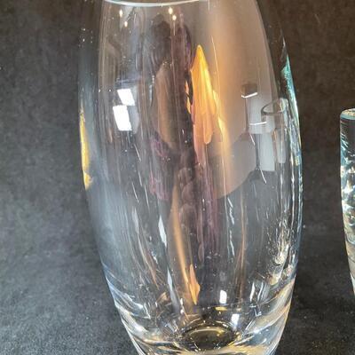 Lot 65. Pair of Crystal Vases