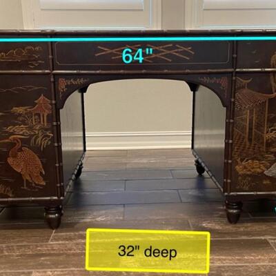 Henredon Chinoisserie Partner Desk