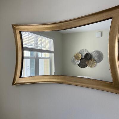 Large Gold Wall Mirror