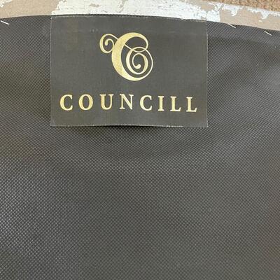 Hand Painted Leather Chair by Councill
