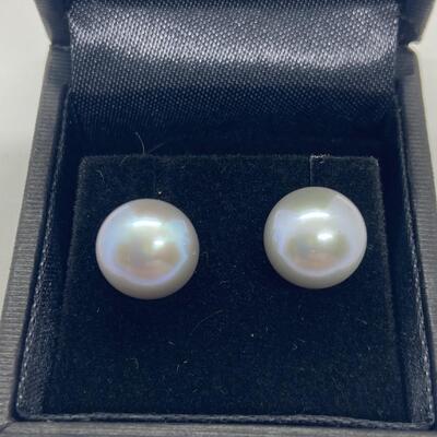 Lot 3: Honora Fresh Water Collection 14k Cultured Pearl post Earrings