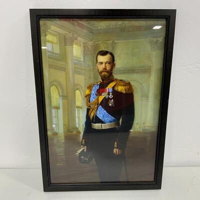 -54- Nikolai II Alexandrovich Romanov | Framed Portrait