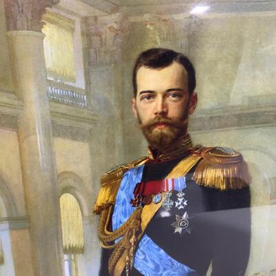 -54- Nikolai II Alexandrovich Romanov | Framed Portrait