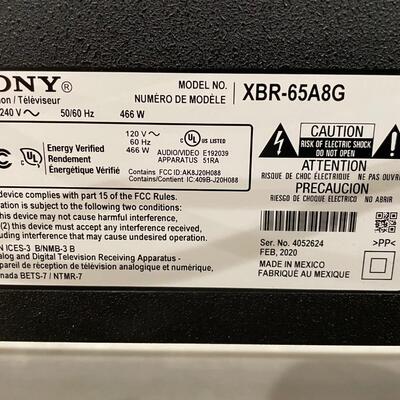 Sony Bravia 65" OLED Smart TV