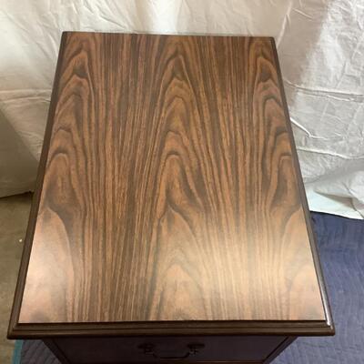 C740 Formica top Wooden Filing Cabinet