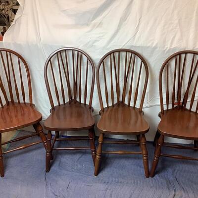 C754 Set of 4 Mahogany Dining Room Chairs